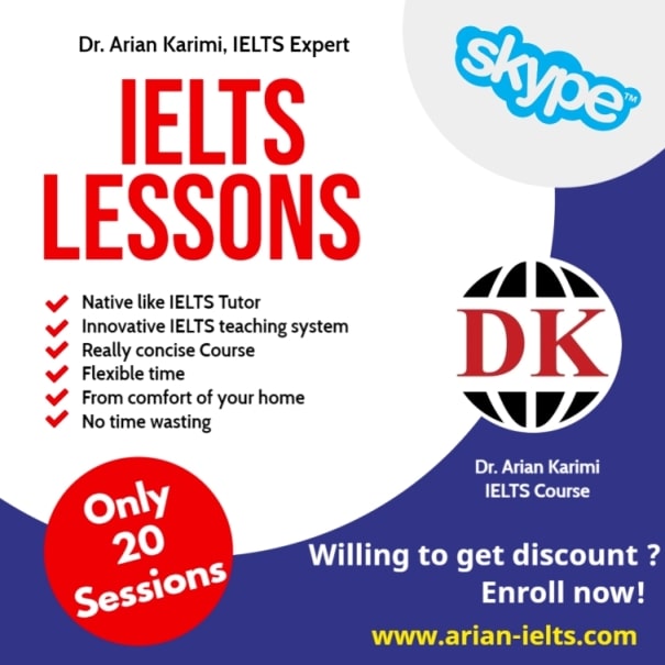 Dr. Arian Karimi well organized IELTS Course
