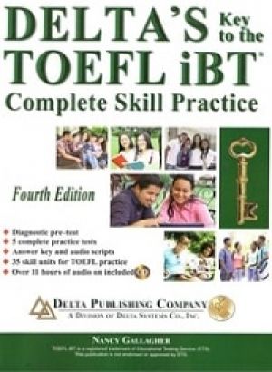 دانلود پی دی اف کتاب آمادگی آزمون تافل دلتا - Free Download Deltas Key to the Next Generation Toefl Test
